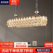 轻奢环形水晶装饰吊灯